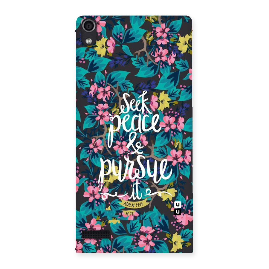 Seek Peace Back Case for Ascend P6