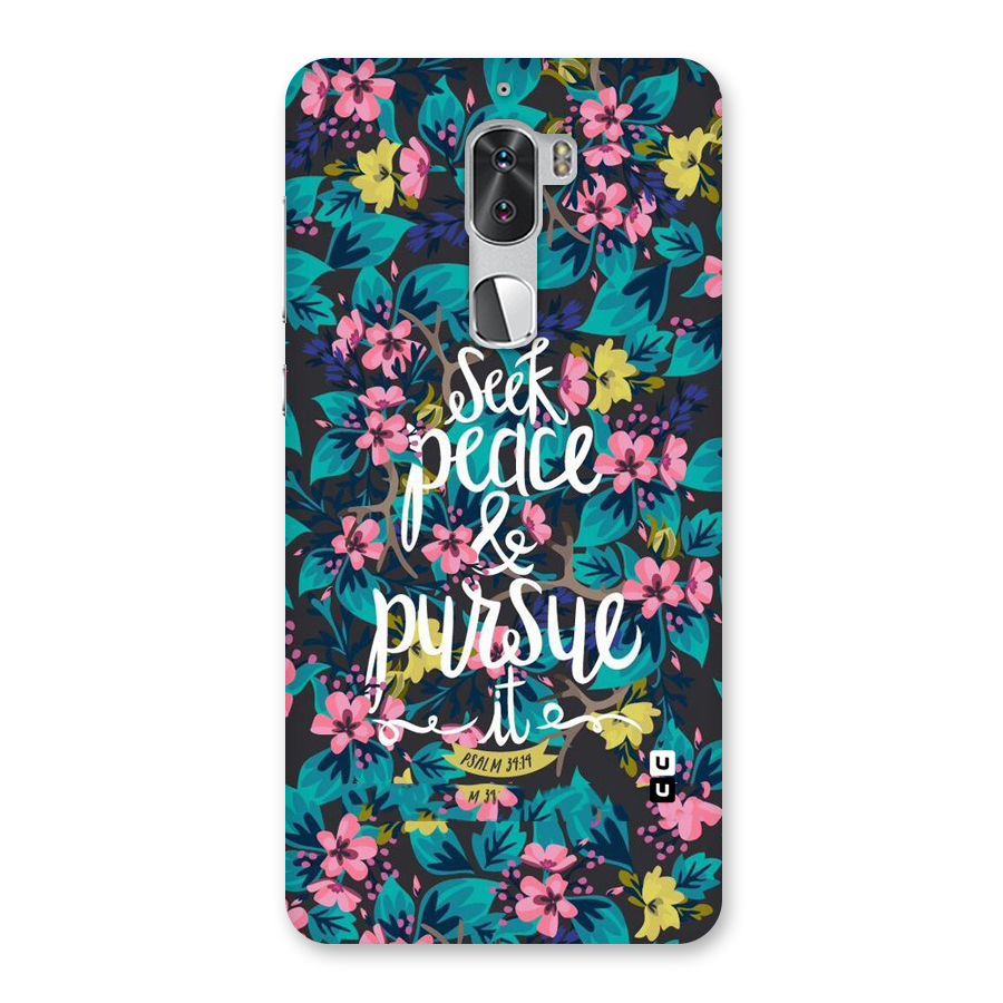 Seek Peace Back Case for Coolpad Cool 1