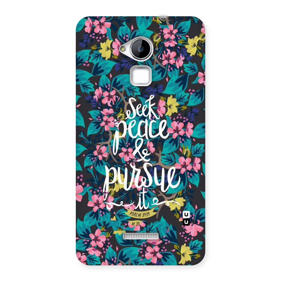 Seek Peace Back Case for Coolpad Note 3