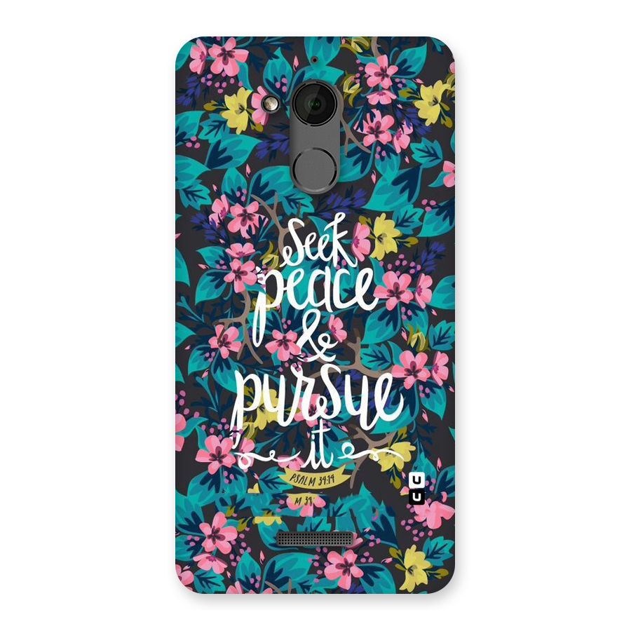 Seek Peace Back Case for Coolpad Note 5