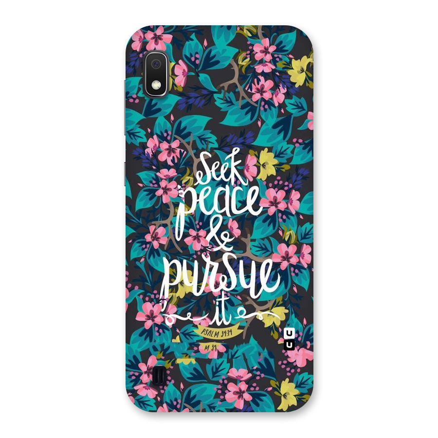 Seek Peace Back Case for Galaxy A10