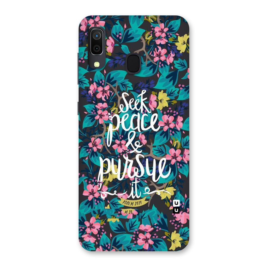 Seek Peace Back Case for Galaxy A30