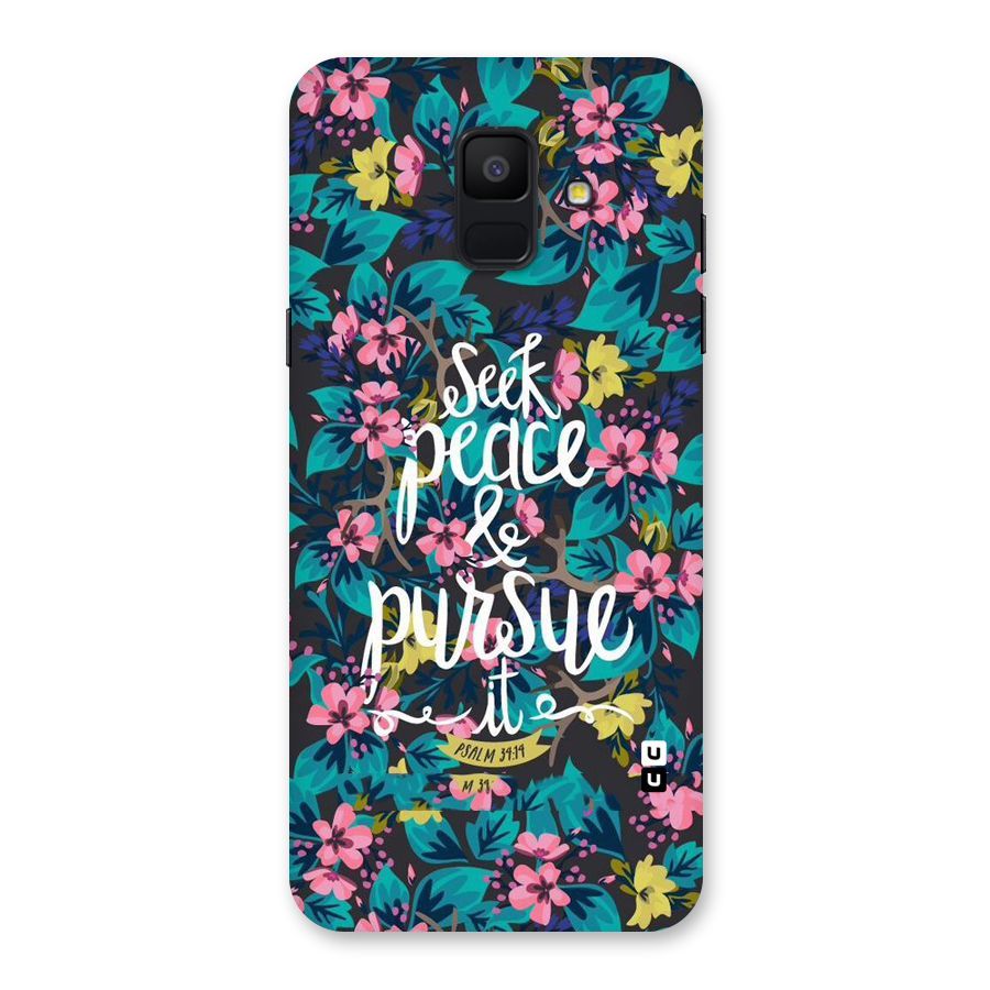 Seek Peace Back Case for Galaxy A6 (2018)