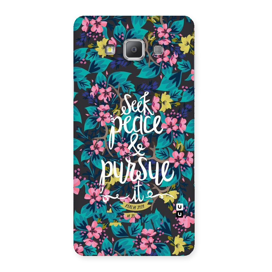Seek Peace Back Case for Galaxy A7