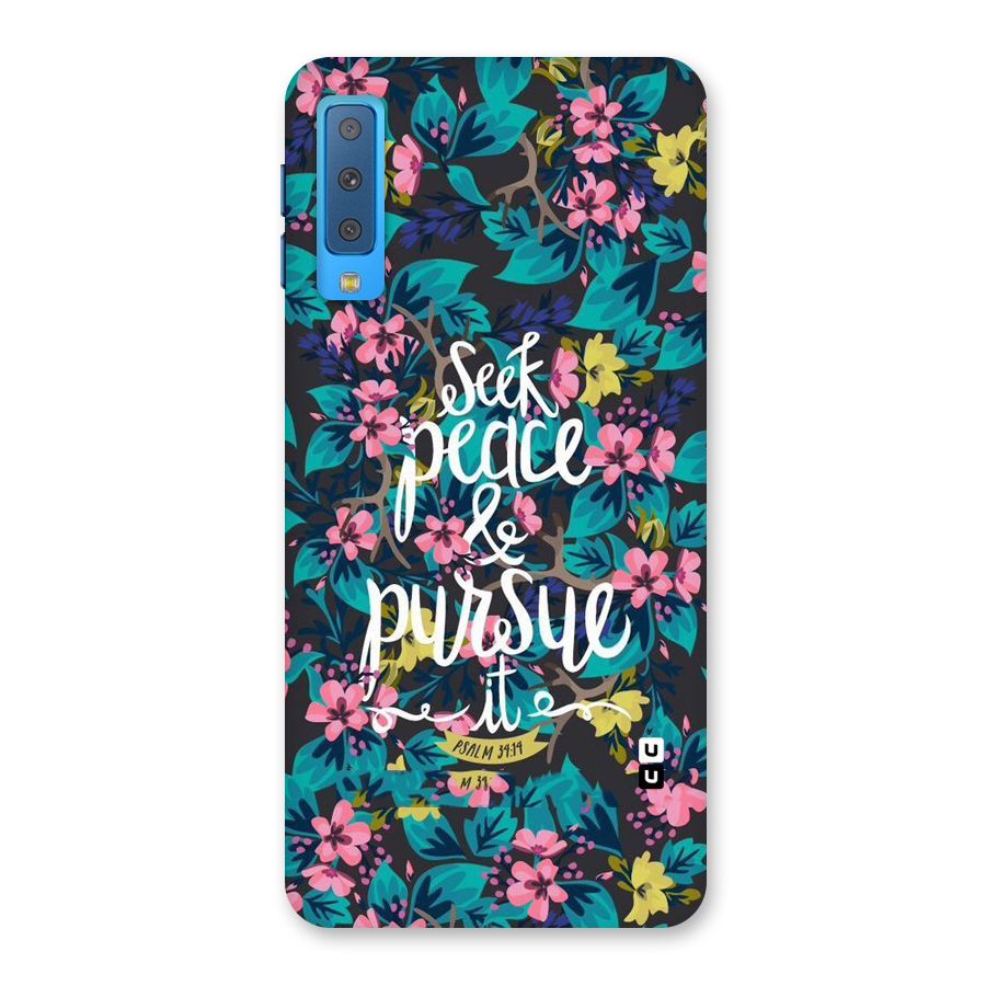 Seek Peace Back Case for Galaxy A7 (2018)