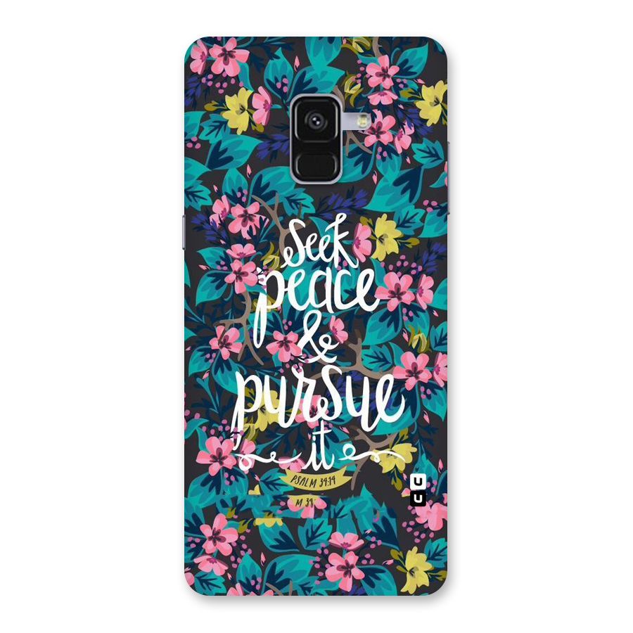 Seek Peace Back Case for Galaxy A8 Plus