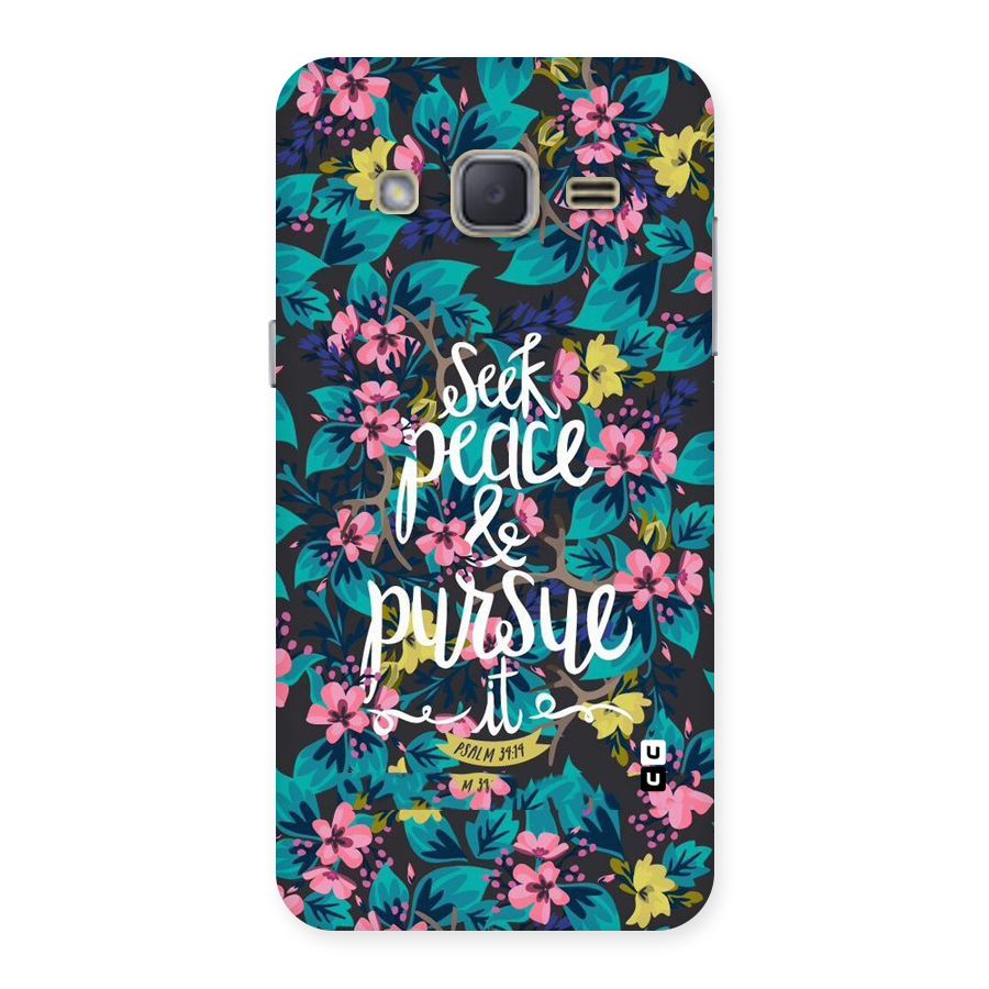 Seek Peace Back Case for Galaxy J2