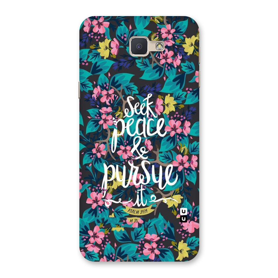 Seek Peace Back Case for Galaxy J5 Prime