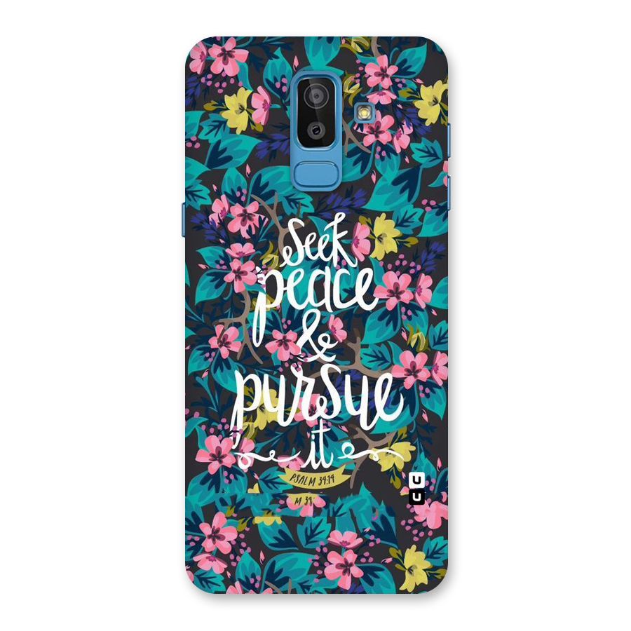 Seek Peace Back Case for Galaxy J8