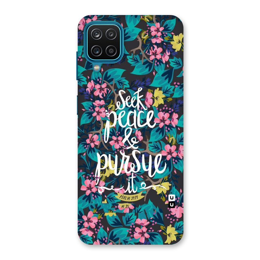 Seek Peace Back Case for Galaxy M12