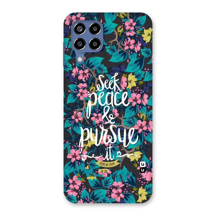 Seek Peace Back Case for Galaxy M53 5G