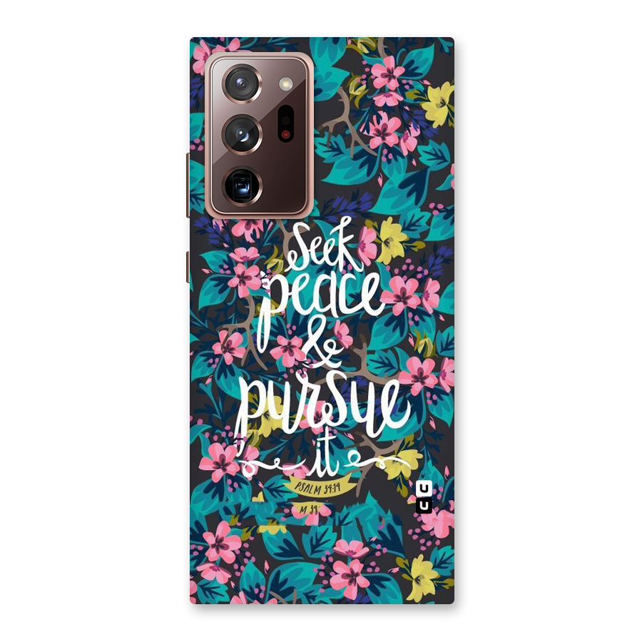 Seek Peace Back Case for Galaxy Note 20 Ultra