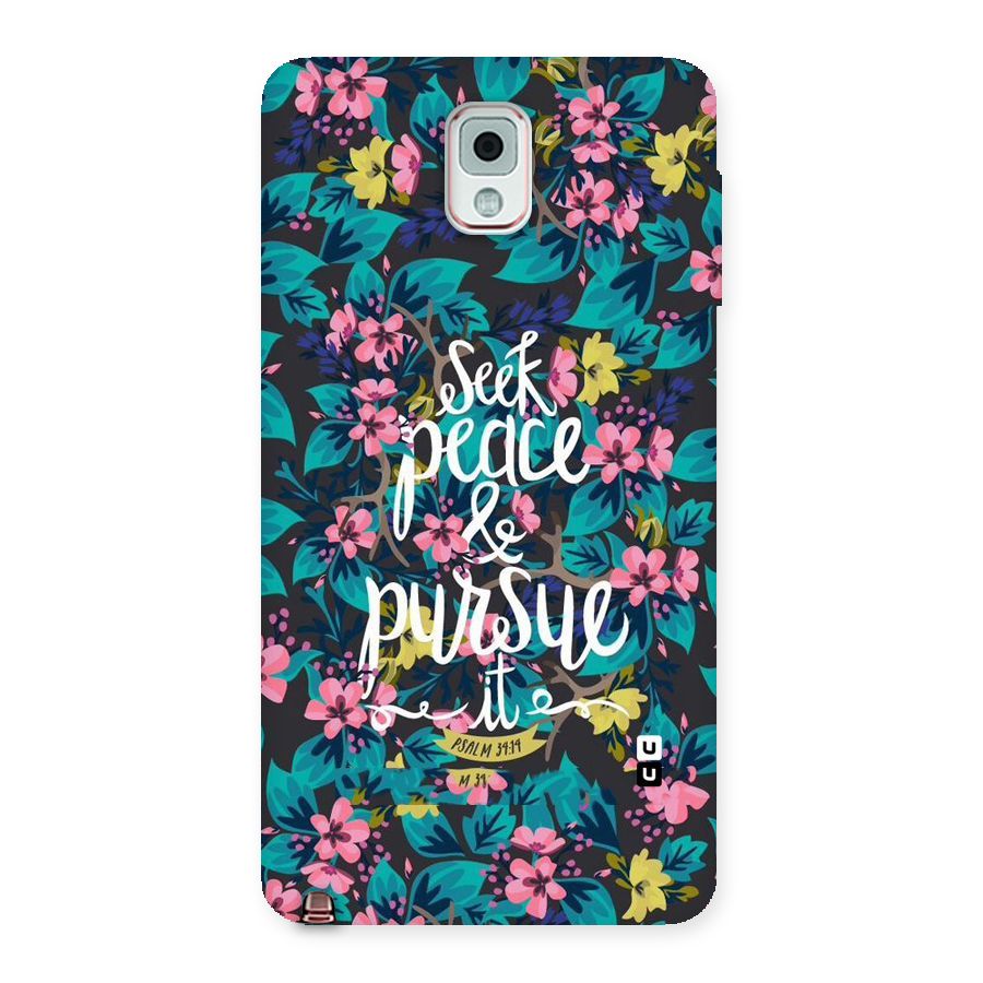 Seek Peace Back Case for Galaxy Note 3
