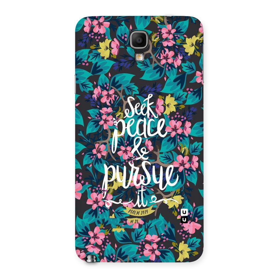 Seek Peace Back Case for Galaxy Note 3 Neo