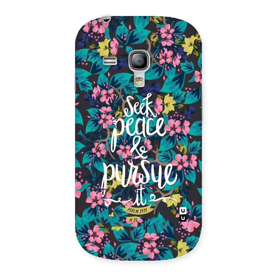 Seek Peace Back Case for Galaxy S3 Mini