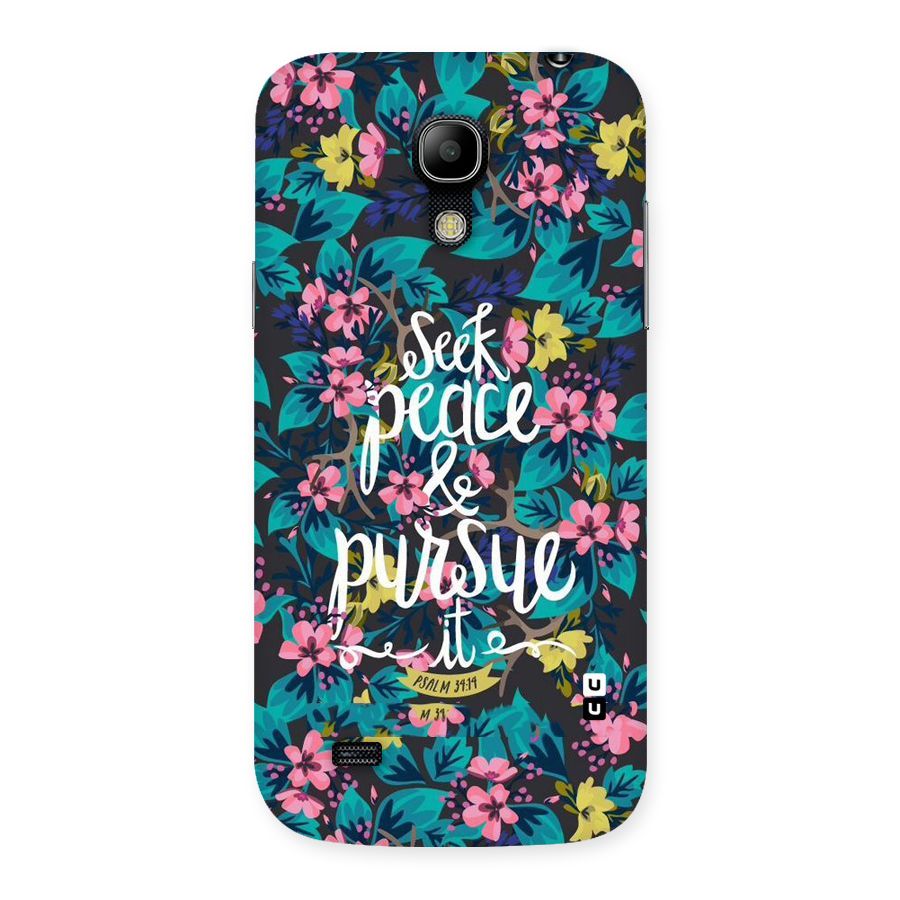 Seek Peace Back Case for Galaxy S4 Mini