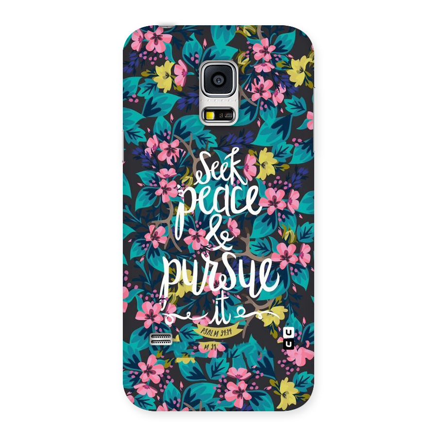 Seek Peace Back Case for Galaxy S5 Mini