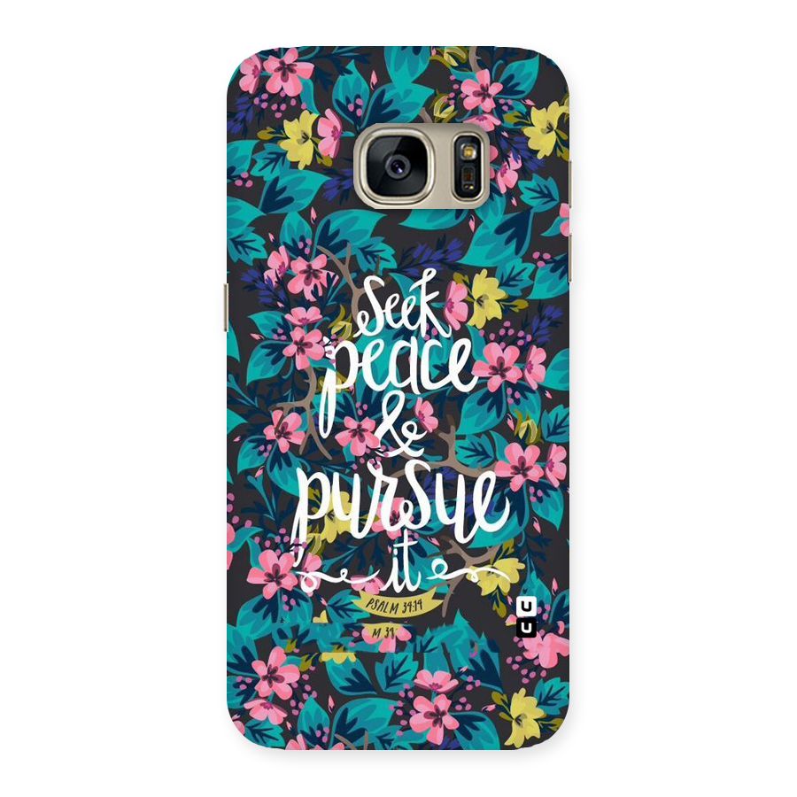 Seek Peace Back Case for Galaxy S7