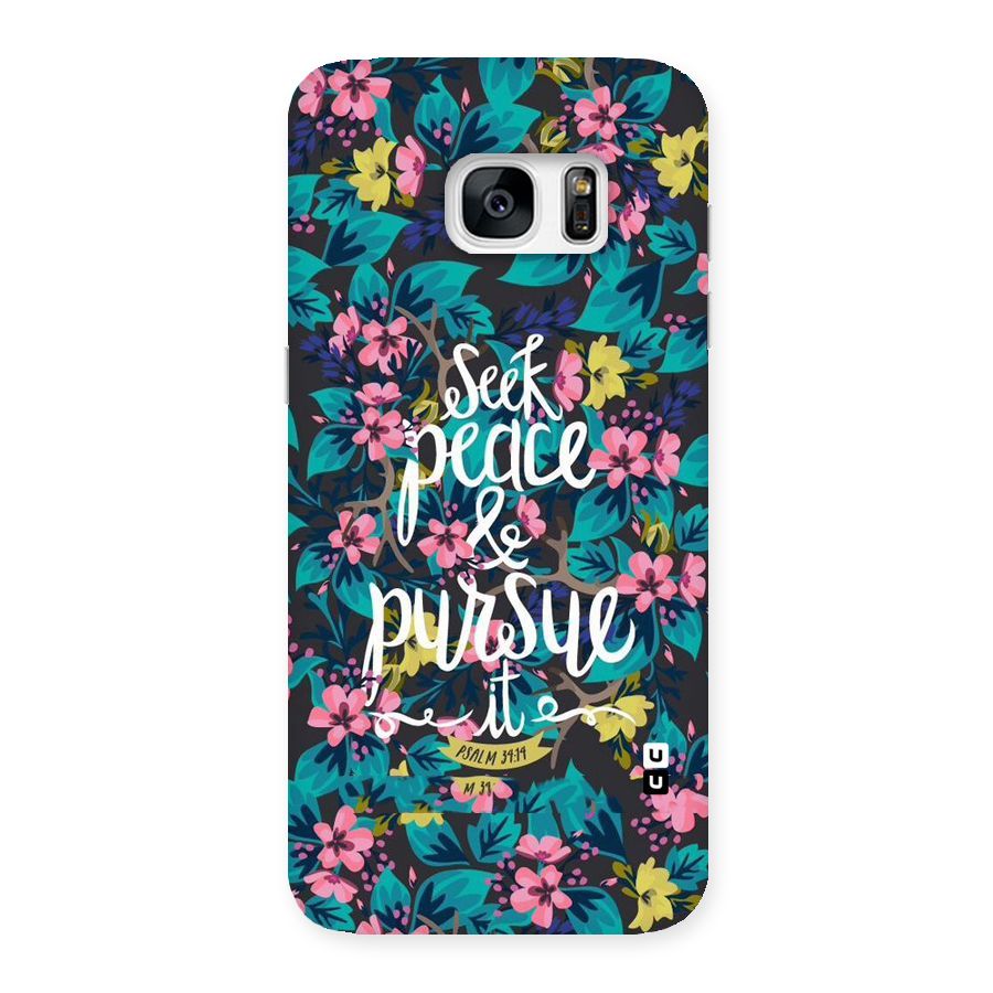 Seek Peace Back Case for Galaxy S7 Edge