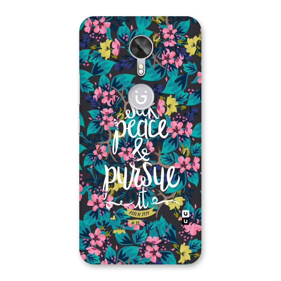 Seek Peace Back Case for Gionee A1