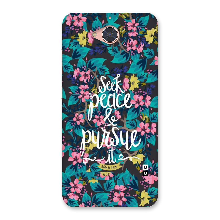 Seek Peace Back Case for Gionee S6 Pro