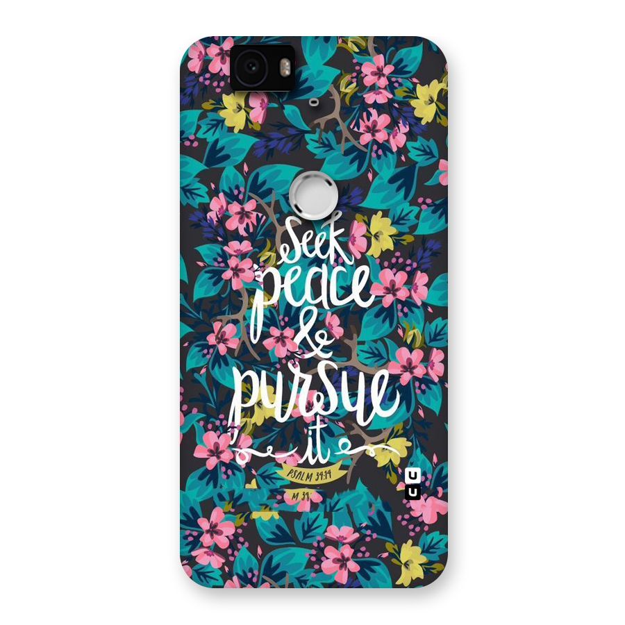 Seek Peace Back Case for Google Nexus-6P