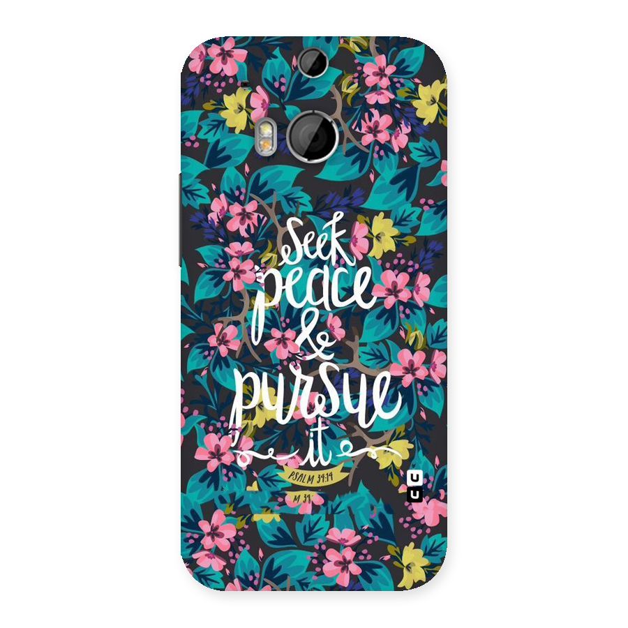 Seek Peace Back Case for HTC One M8