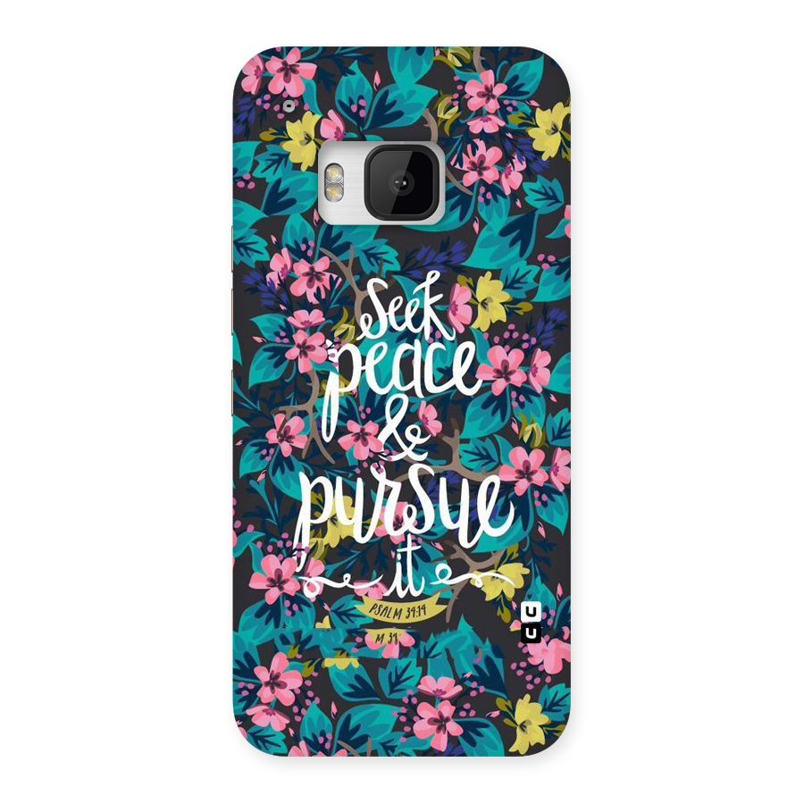 Seek Peace Back Case for HTC One M9