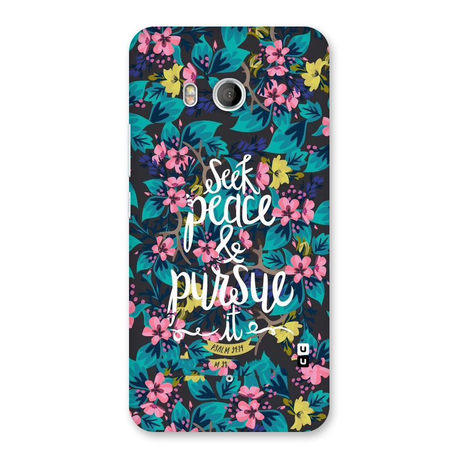 Seek Peace Back Case for HTC U11