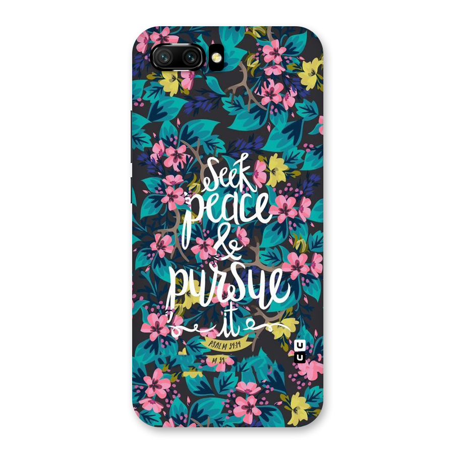 Seek Peace Back Case for Honor 10