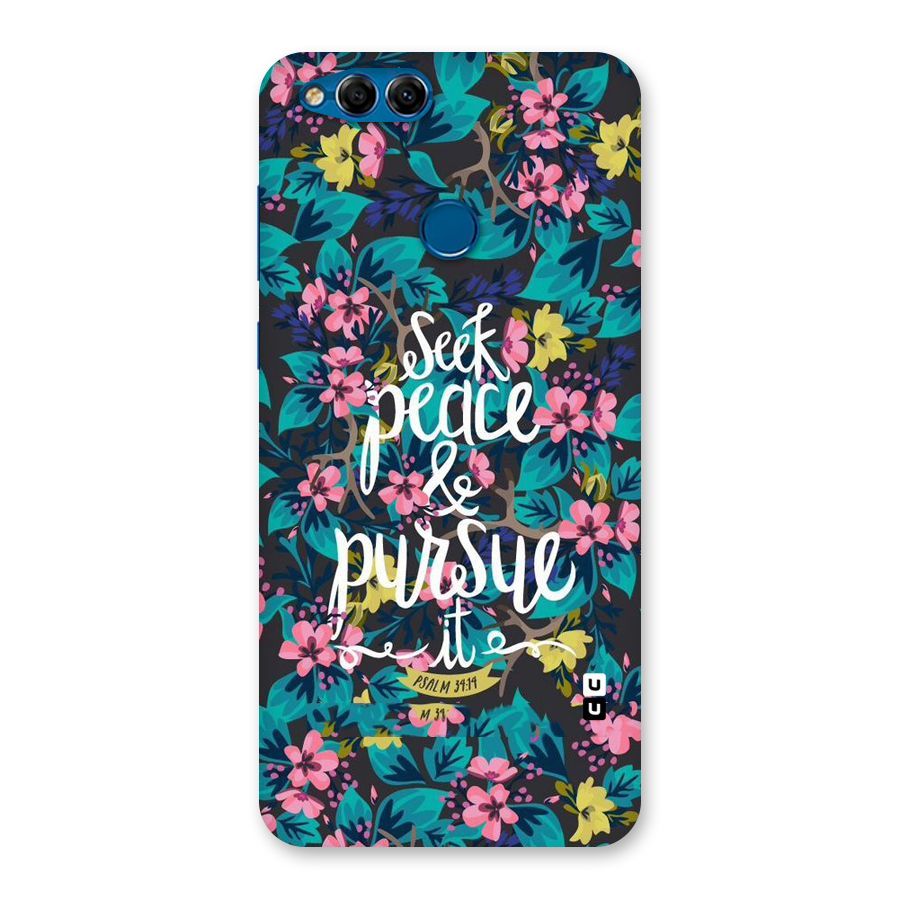 Seek Peace Back Case for Honor 7X