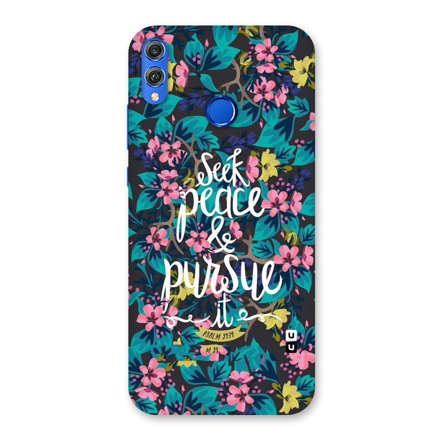 Seek Peace Back Case for Honor 8X