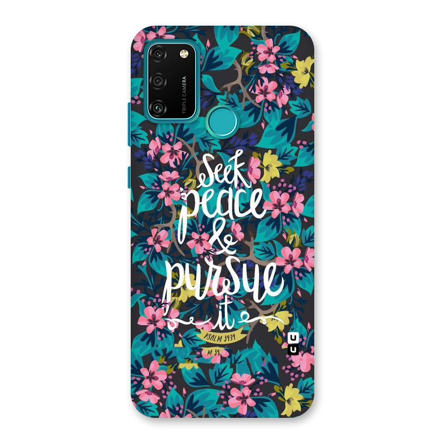 Seek Peace Back Case for Honor 9A
