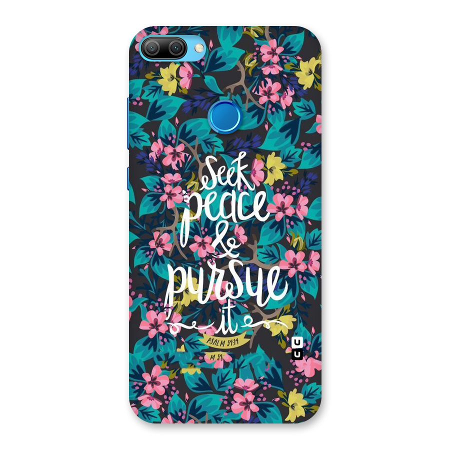Seek Peace Back Case for Honor 9N