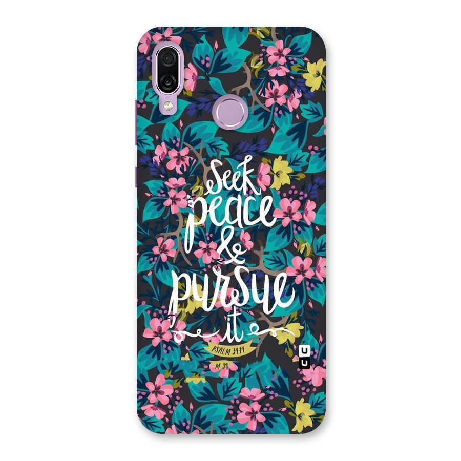 Seek Peace Back Case for Honor Play