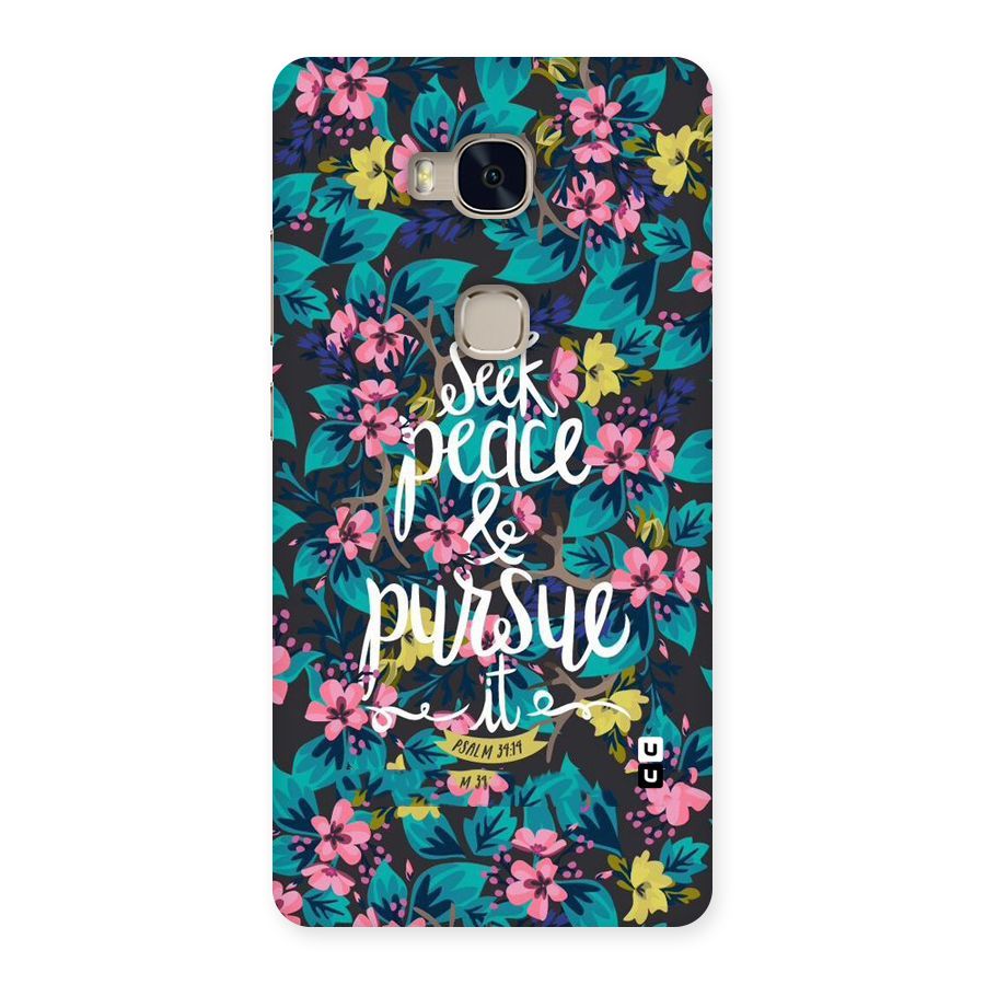 Seek Peace Back Case for Huawei Honor 5X