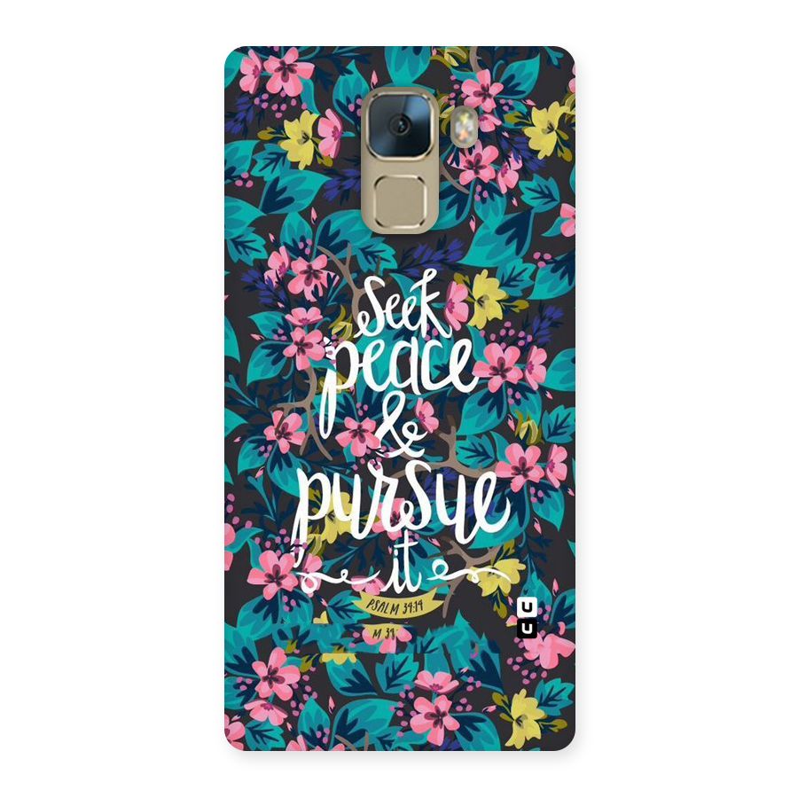 Seek Peace Back Case for Huawei Honor 7