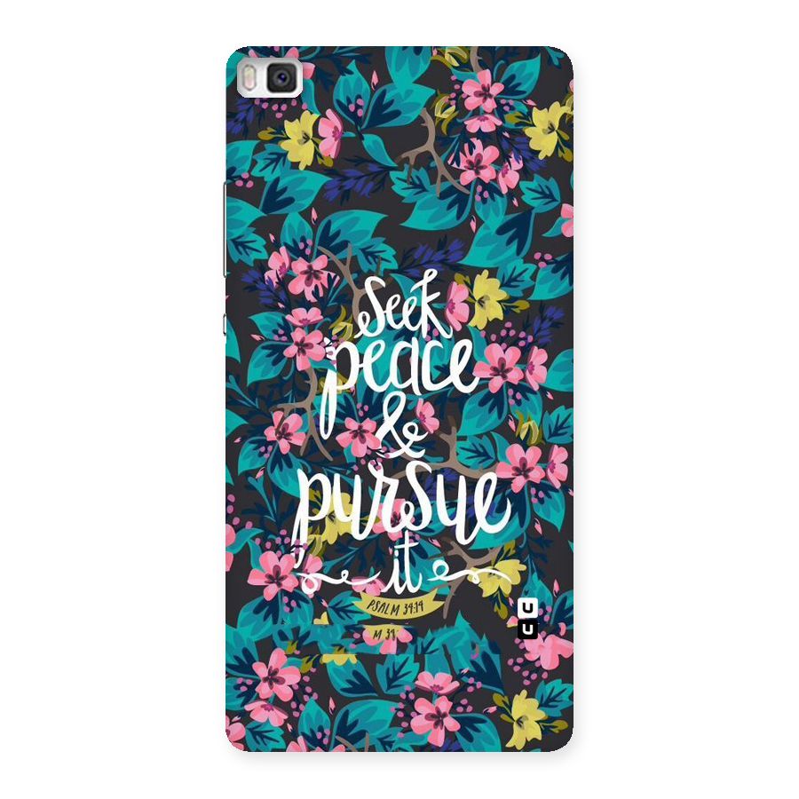 Seek Peace Back Case for Huawei P8