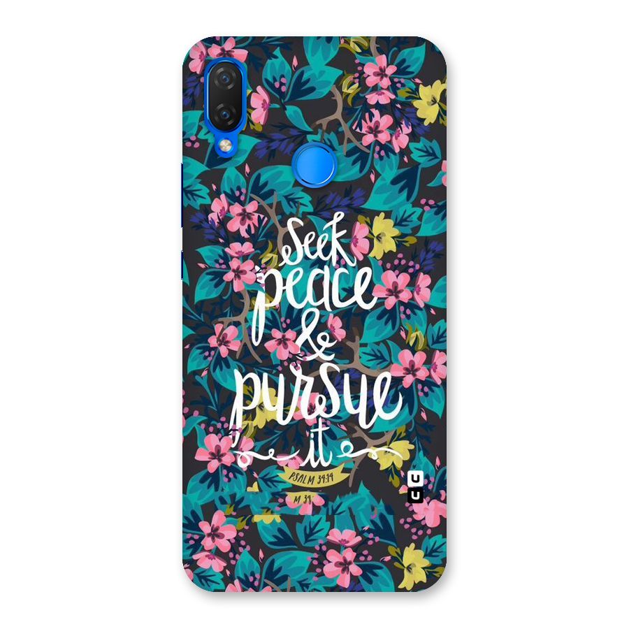 Seek Peace Back Case for Huawei P Smart+