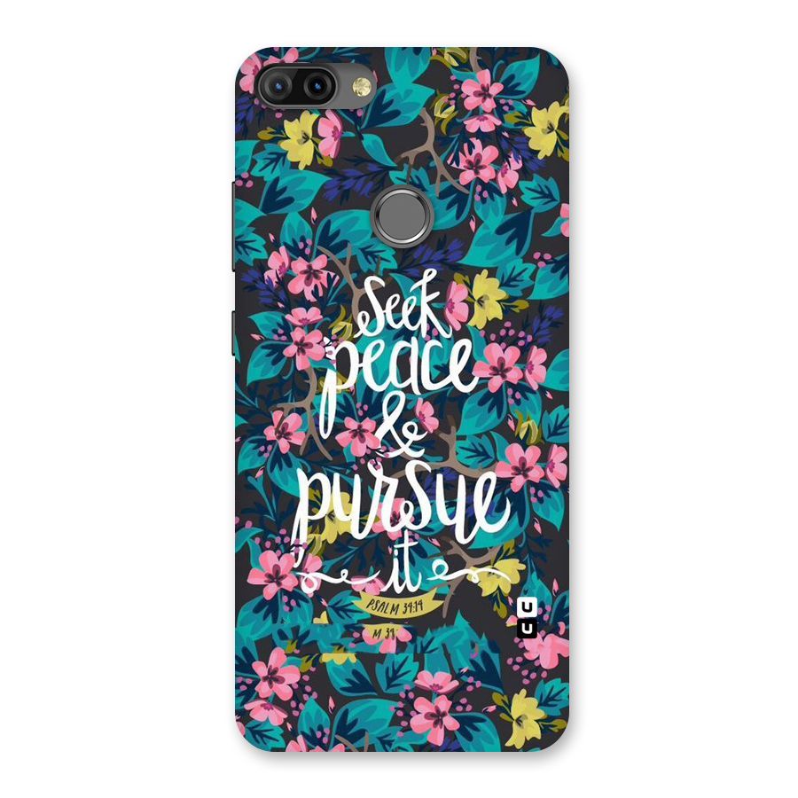 Seek Peace Back Case for Infinix Hot 6 Pro