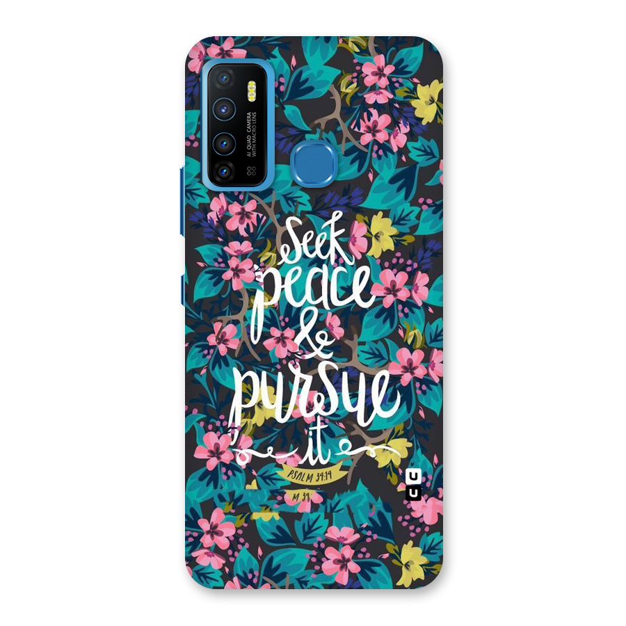 Seek Peace Back Case for Infinix Hot 9