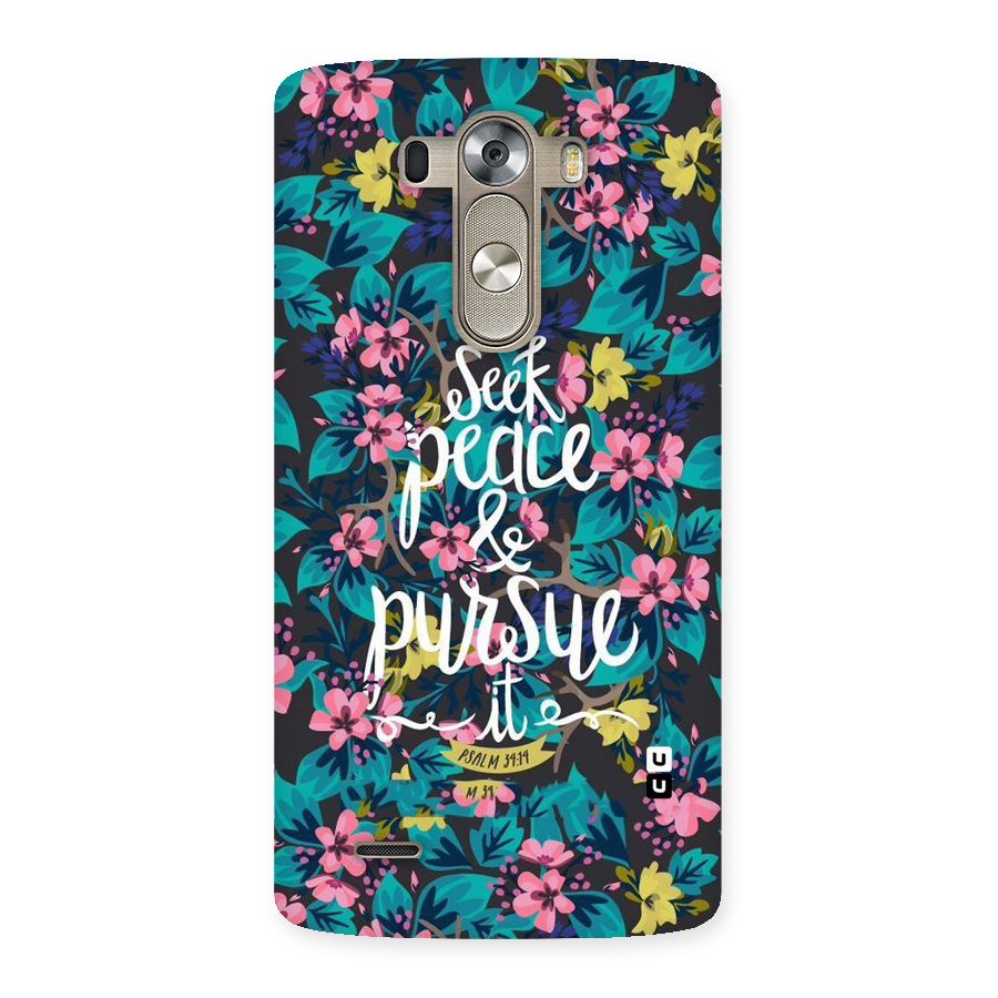 Seek Peace Back Case for LG G3