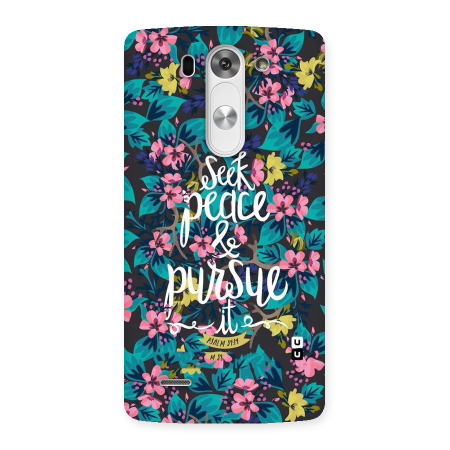 Seek Peace Back Case for LG G3 Beat