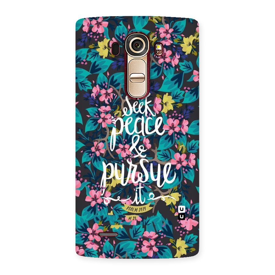 Seek Peace Back Case for LG G4
