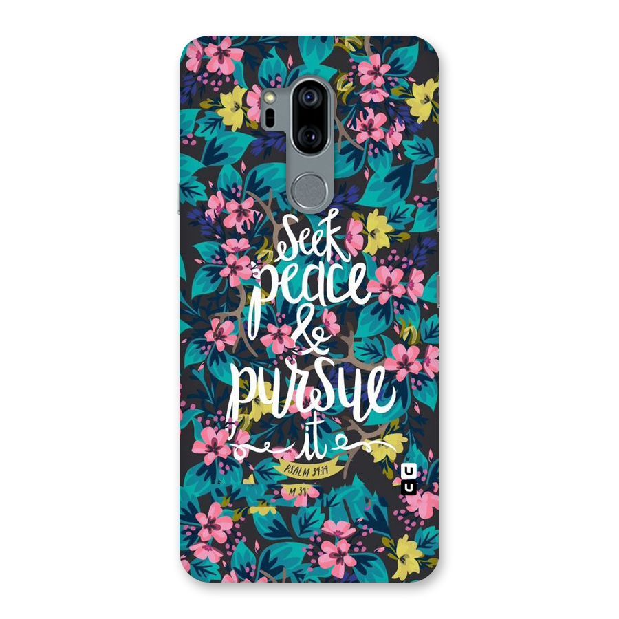 Seek Peace Back Case for LG G7