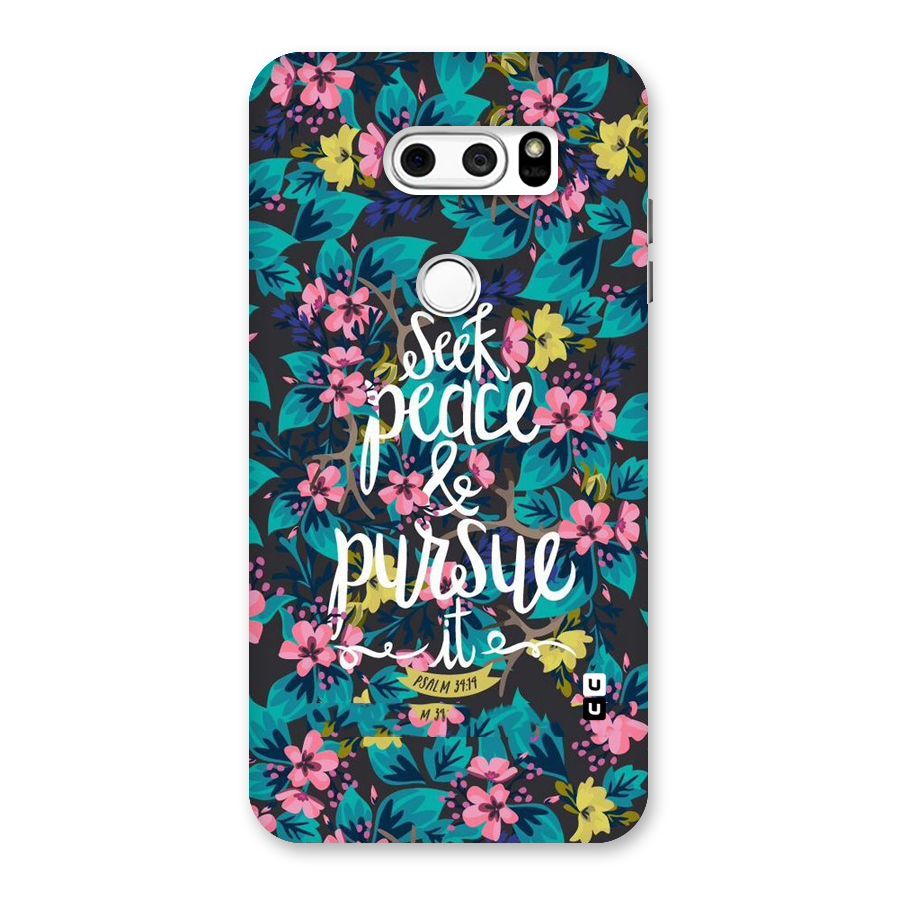 Seek Peace Back Case for LG V30