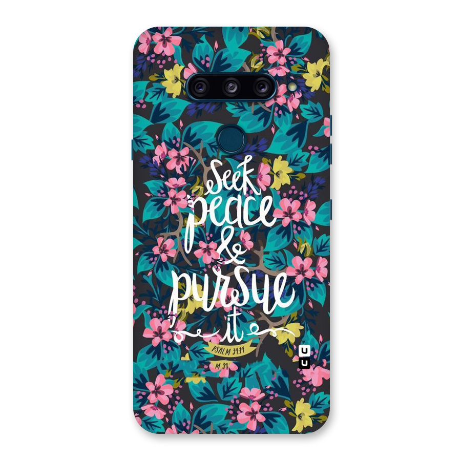 Seek Peace Back Case for LG  V40 ThinQ