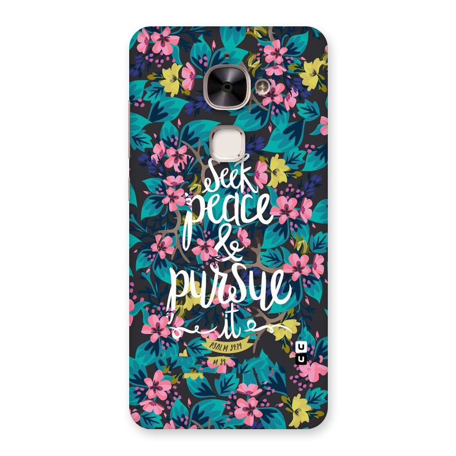 Seek Peace Back Case for Le 2
