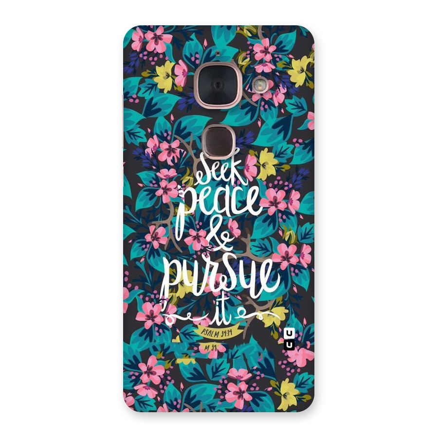 Seek Peace Back Case for Le Max 2