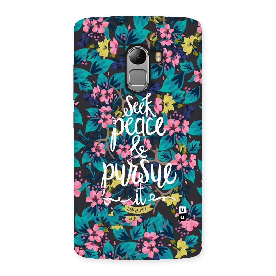 Seek Peace Back Case for Lenovo K4 Note